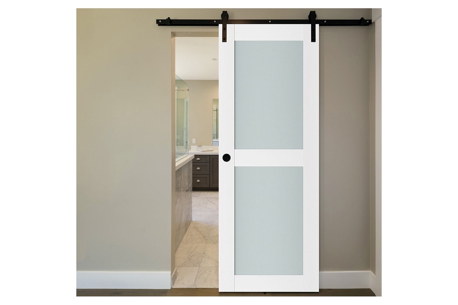 Nova Triplex 020 Soft White Laminated Modern Interior Door