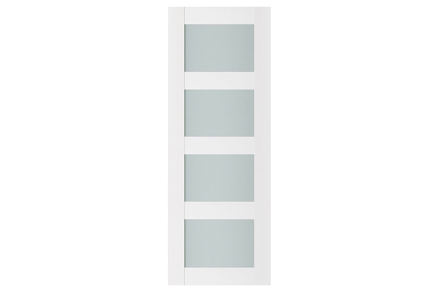 Nova Triplex 021 Soft White Laminated Modern Interior Door