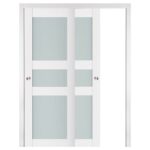 Nova Triplex 029 Soft White Laminated Modern Interior Door