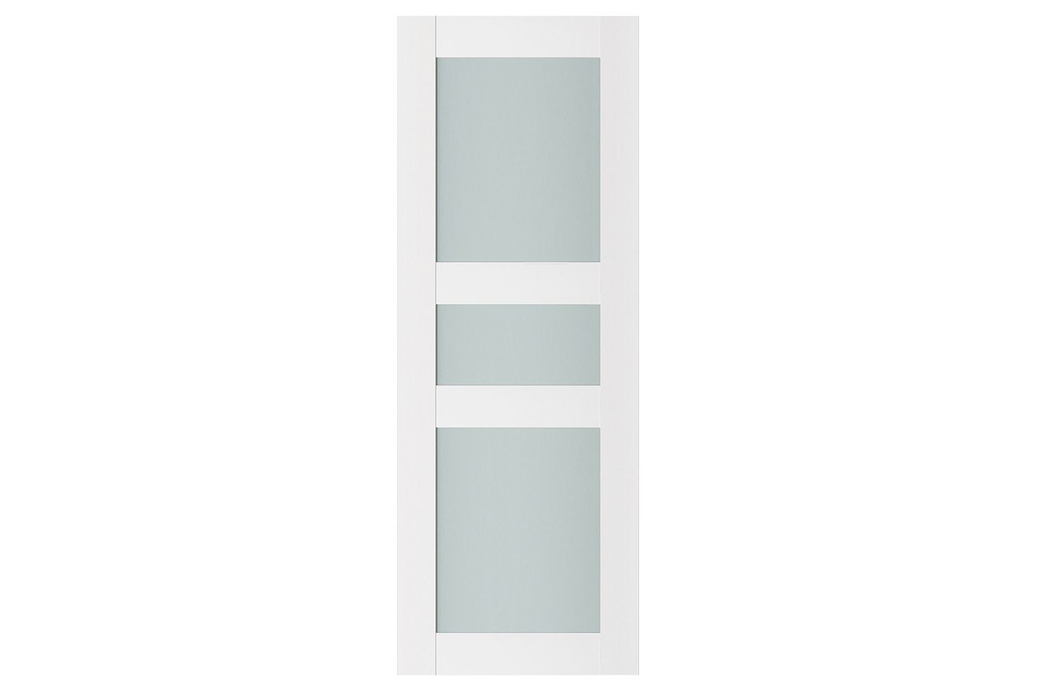 Nova Triplex 029 Soft White Laminated Modern Interior Door