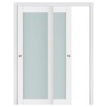 Nova Triplex 054 Soft White Laminated Modern Interior Door