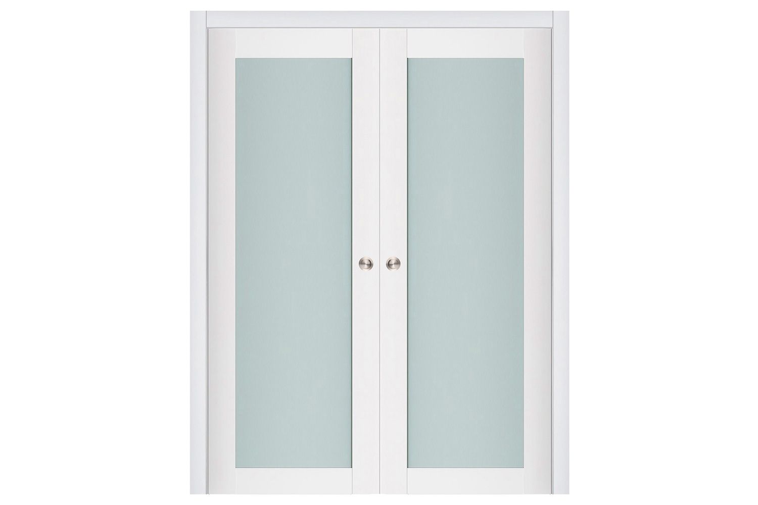 Nova Triplex 054 Soft White Laminated Modern Interior Door