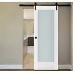 Nova Triplex 056 Soft White Laminated Modern Interior Door