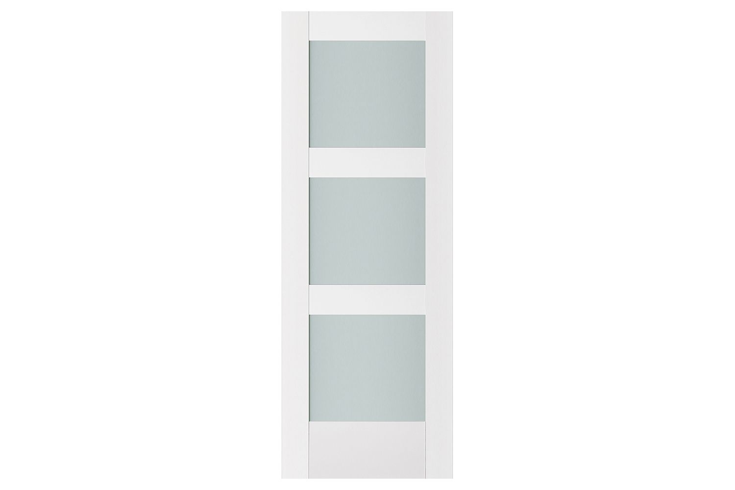 Nova Triplex 058 Soft White Laminated Modern Interior Door